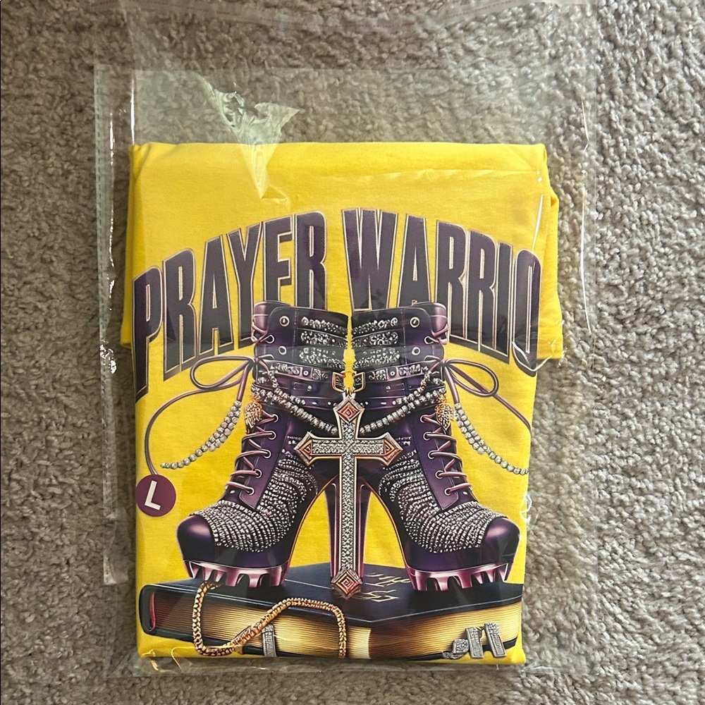 Prayer Warrior Yellow T-Shirt